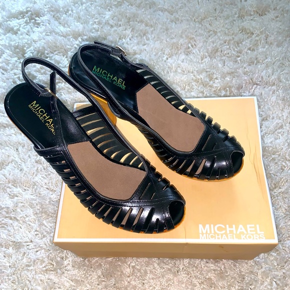 Michael Kors South Side Sling Heels - Picture 1 of 9